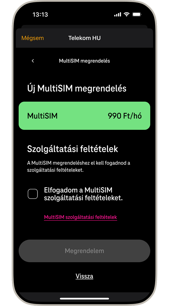 Szolgáltatás feltételek