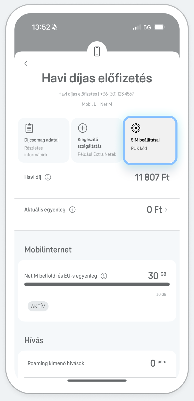 Lépj be az előfizetésed
      részleteibe!