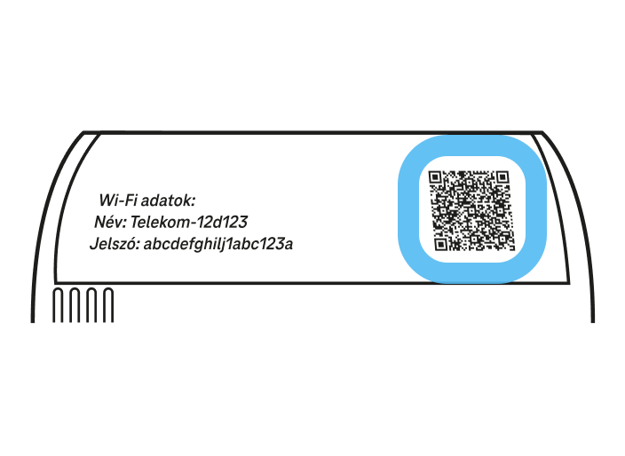 A. Olvasd be az eszköz tetején lévő QR kódot!