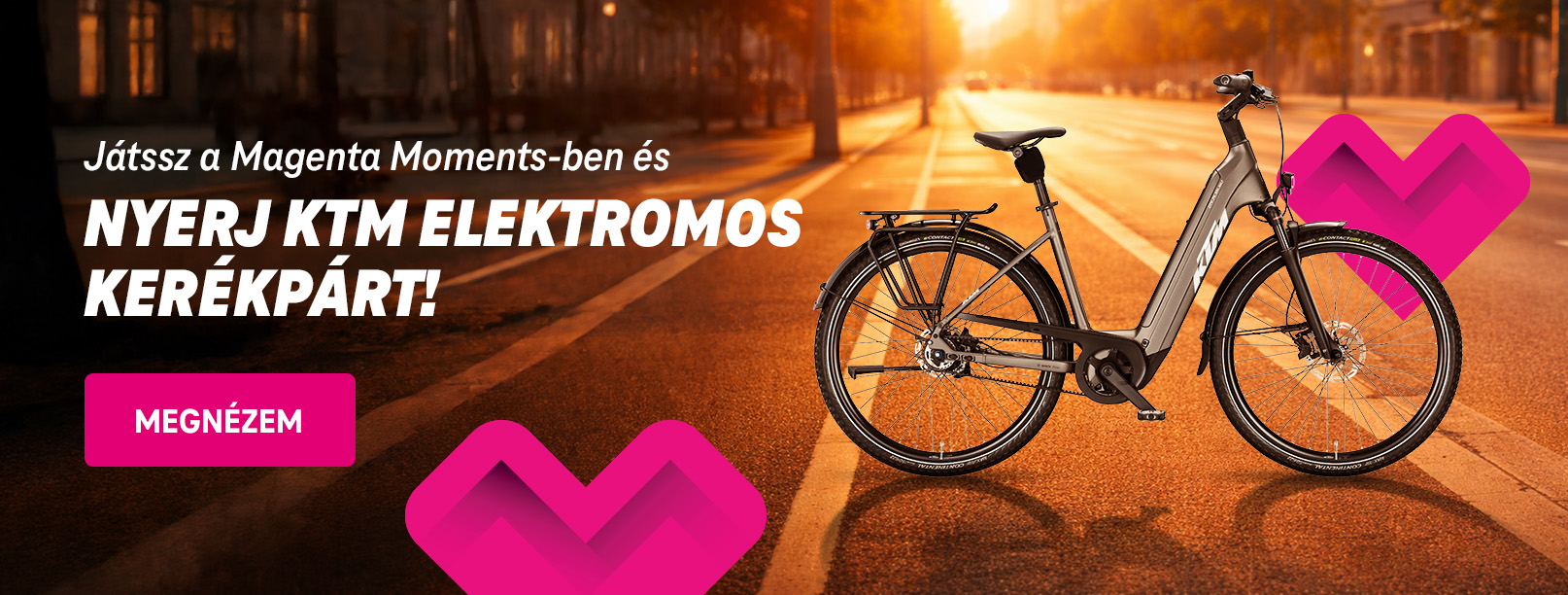 Játssz a Magenta Moments-ben és nyerj KTM elektromos kerékpárt!